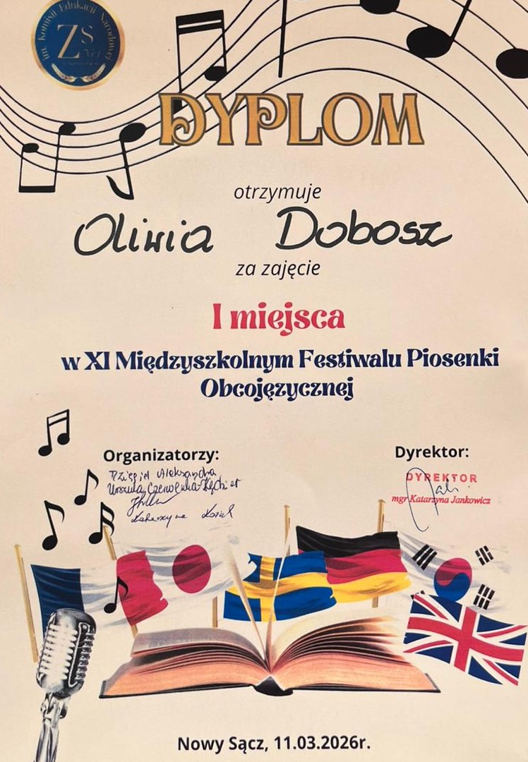 Zdjęcie XI konkurs piosenki obcoj (7)603c215e-5e13-4c28-a9fc-24516052594e.jpg w galerii Pierwsze miejsce Oliwii!